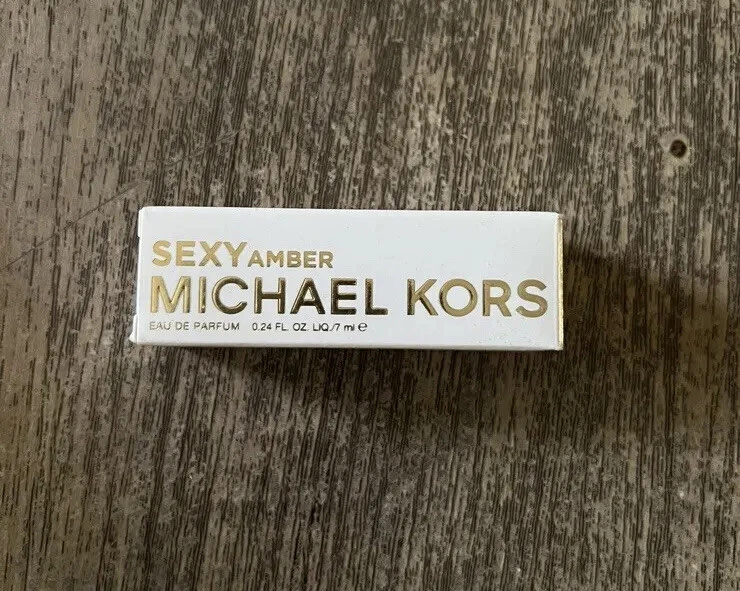 Perfume ámbar sexy Michael Kors 0,24 fl oz 7 ml NUEVO prueba de viaje descontinuada Foto 2 de 2