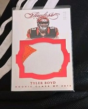 2016 Flawless Tyler Boyd rookie 2 color jersey patch relic 6/15 BENGALS 