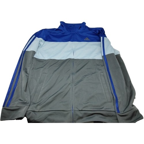 Adidas Colorblock Jacket AP5451 Boy's X-Large Blue, Grey - Picture 3 of 4