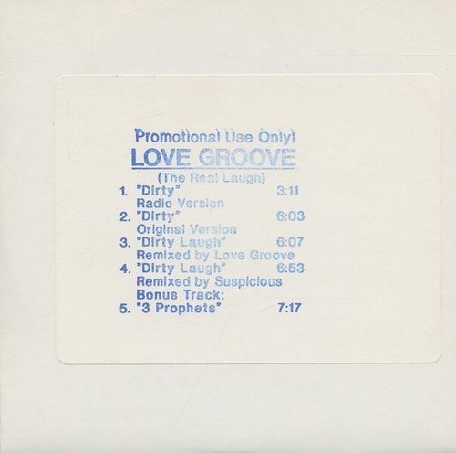 Love Groove - Dirty (The Real Laugh) ° PROMO Maxi-Single-CD von 1995 ° WIE NEU °