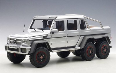 Mercedes Benz G63 Amg 6x6 In Silver 1 18 Scale By Autoart 760625867012 Ebay