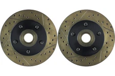 Front PAIR Stoptech Disc Brake Rotor for 1976-1980 Dodge Aspen (43962)
