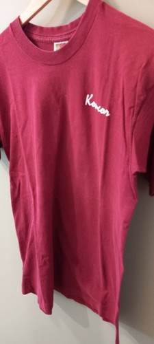 Camiseta grande Koncor vintage años 90 Fruit Of The Loom puntada única para hombre granate - Imagen 2 de 6