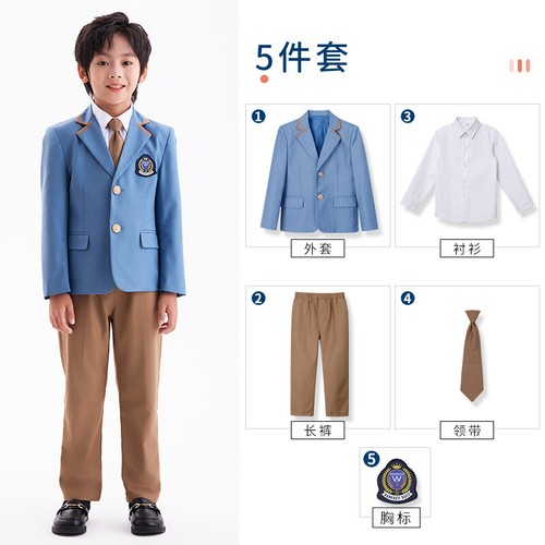 Children School Uniform Girls Japanese British Jacket Plaid Skirts Pants - Picture 8 of 29