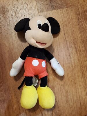 Disney Small Classic Mickey Mouse Plush Stuffed Animal Toy Disneyland