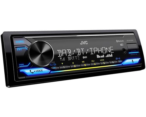 JVC 1-DIN Digital Receiver Autoradio Bluetooth DAB+ für Suzuki Splash 2008-2014 - Bild 6 von 6