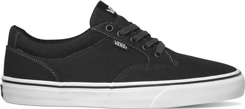 VANS SCARPE BASSE NERE TG 35 WINSTON NERO VO4187 US 4 TELA CANVAS ALLACCIATE - 第 1/3 張圖片