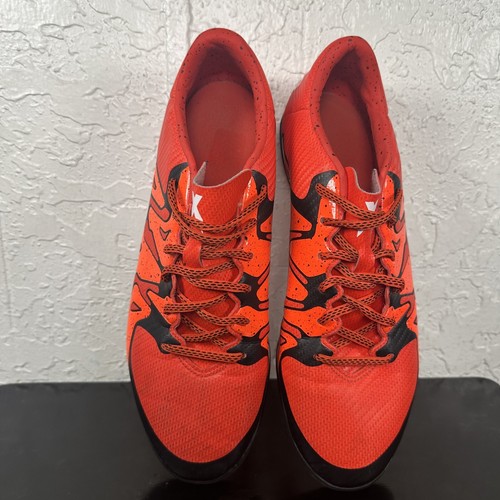 Adidas Football Boots Mens Size 12 Orange Red Indoor Astro Turf Soccer - Picture 6 of 8
