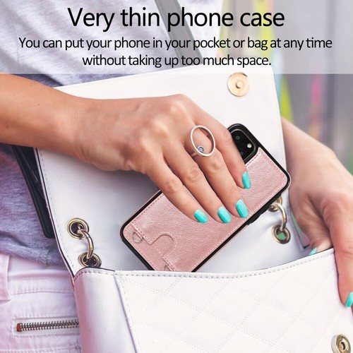 Strap Wallet PU Leather Case Credit Card Holder Cover for iPhone 11 Pro Max 11 - Picture 14 of 84