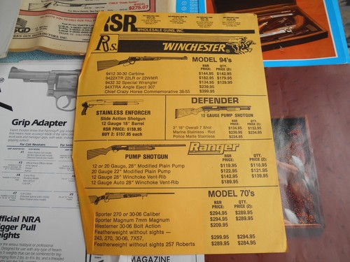LOT OF VINTAGE GUN DEALER PRODUCT CATALOGS, PRICE LISTS. WHOLESALE LISTS - Picture 3 of 11