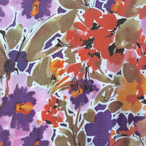 NWOT Christopher & Banks Spring Floral Button Front Top 3/4 Sleeves Sz M - Picture 7 of 9