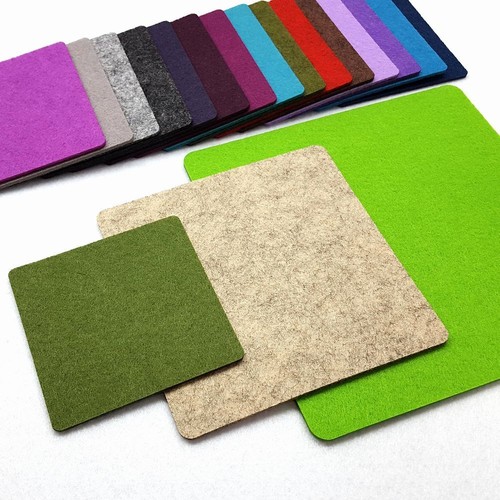 FILZ Untersetzer Eckig 10-15-20 cm viele Farben - Bild 2 von 55