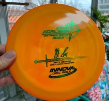 Nate Sexton Star Xcaliber Swirls Disc Golf Innova Limited Orange Green #2539