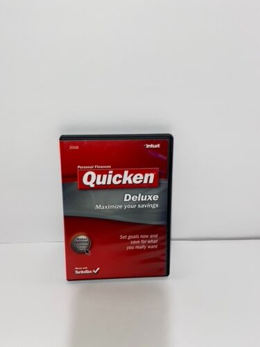 Intuit Quicken Deluxe 2008 For Windows '00/'03/XP/Vista NOT for Win 10/11 - Picture 2 of 10