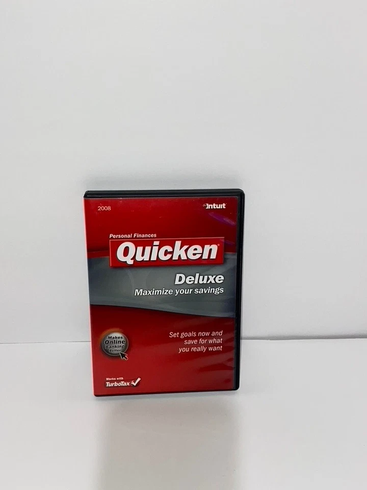 Intuit Quicken Deluxe 2008 For Windows '00/'03/XP/Vista NOT for Win 10/11 - Image 2 of 4