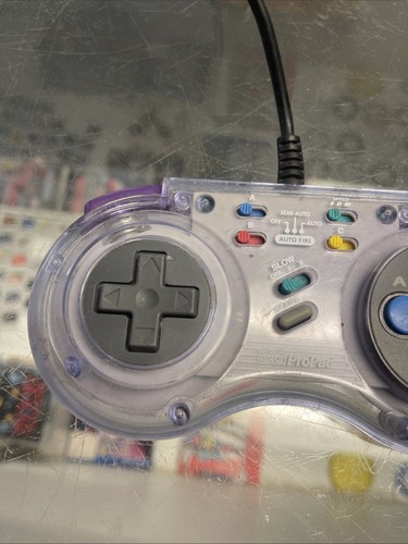 Sega Genesis SV-434 SG ProPad Clear Turbo Controller - Picture 3 of 5