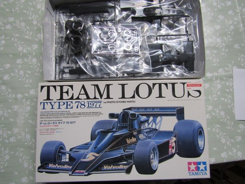 TAMIYA 1/20 GRAND PRIX COLLECTION No.65 TEAM LOTUS TYPE 78 1977. PHOTO ETCHED.