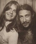 Ozzy Osbourne and Bill Ward of Black Sabbath Photo Print Poster
