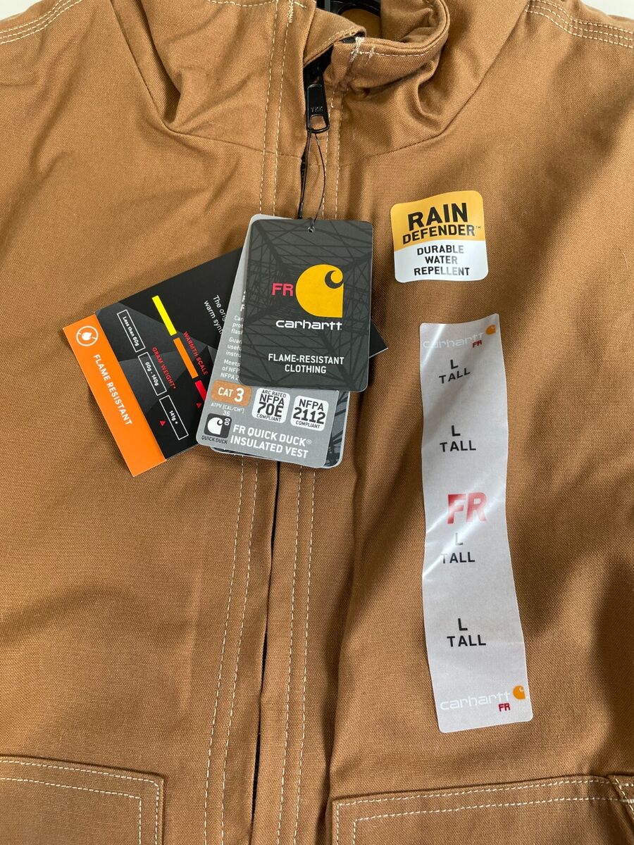 NWT Carhartt Rain Defender FR Flame-Resistant Quick Duck NWT Carhartt Rain Defender FR Flame-Resistant Quick Duck