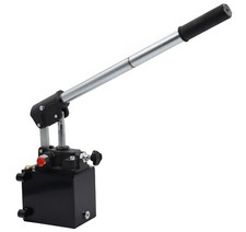 Hydraulic hand pump with release knob for single acting cyl. 1.5 CID 1 Lt Tank