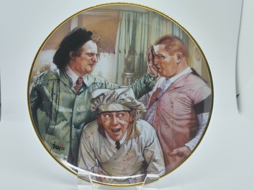Franklin Mint The Three Stooges Teller Pop Art mit COA und Ständer A1 - Bild 2 von 6