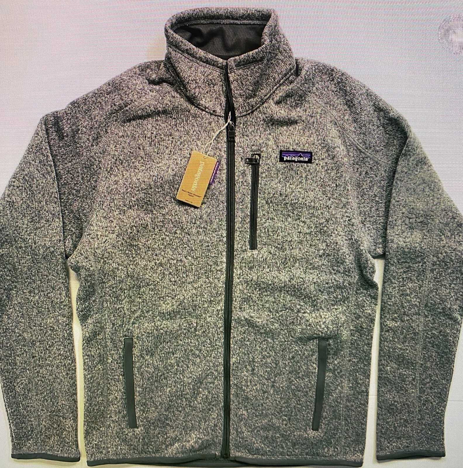 Men's PATAGONIA Better Sweater Fleece Jacket STONEWASH LARGE, NEW!! $179!!