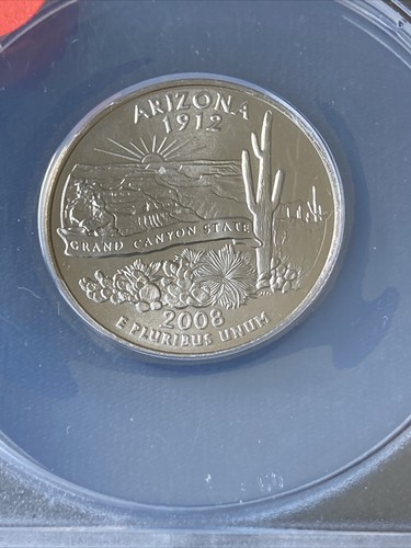 2008-D Washington Quarter Arizona MS69 ANACS M176 - Picture 2 of 3