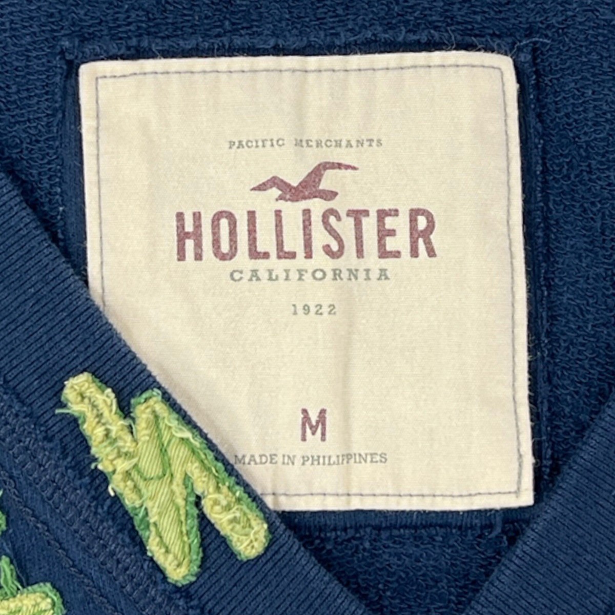 Hollister WOMEN S MED V neck Sweater Sweatshirt Navy Blue Newport