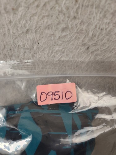 Emma Michele Women Dress Medium Blue Printed Poly Blend V Neck Wrap Casual Fit - Picture 18 of 18