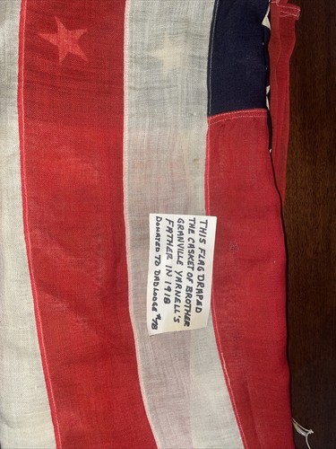 Bandera de Estados Unidos 48 estrellas 48 X 70"" 1918 - Imagen 12 de 24