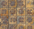 NLXL Wallpaper Merci Tin-08 Brooklyn Tins Wallpaper Lot of 4
