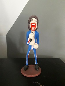 Mick Jagger The rolling Stones figure figurine resin ...