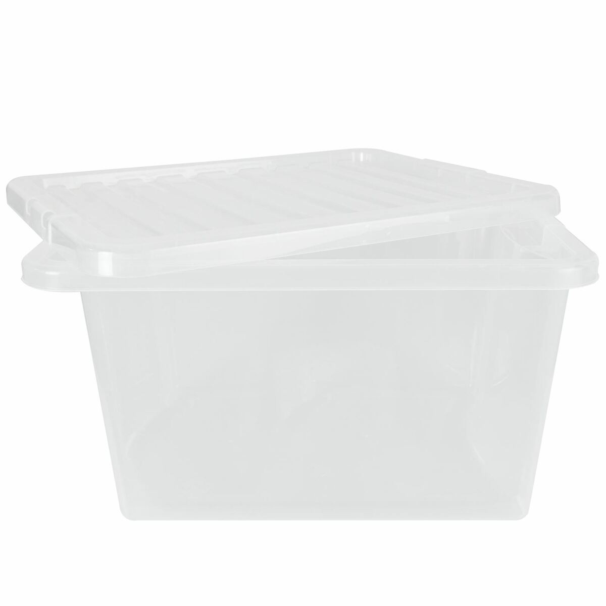 25L Silver Plastic Storage Box