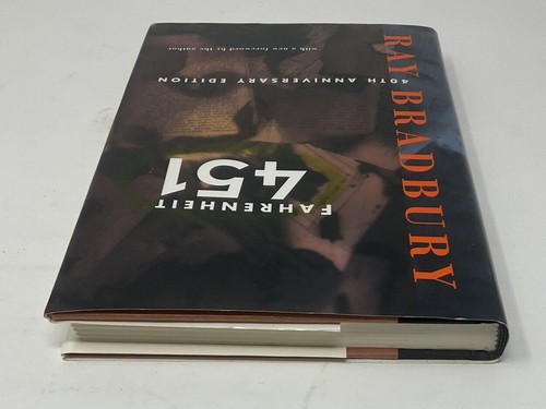 Fahrenheit 451 Ray Bradbury 1993, Hardcover 40th Anniversary Edition Signed D5 - Imagen 12 de 12