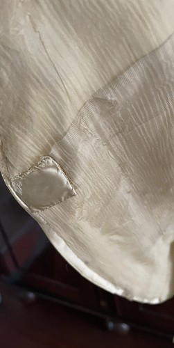 Antique 1890’s Silk Damask Bustle Ball Gown Authentic Costume - Picture 18 of 22