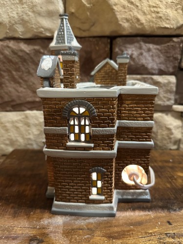 Pueblo de Navidad Department 56 Snow Village 1991 "Jack's Corner Barber Shop" - Imagen 5 de 11