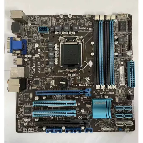Placa madre compatible ASUS P8H67-M LGA1155/zócalo H2 Intel H67 (B3) chipset, RDA3 - Imagen 2 de 4