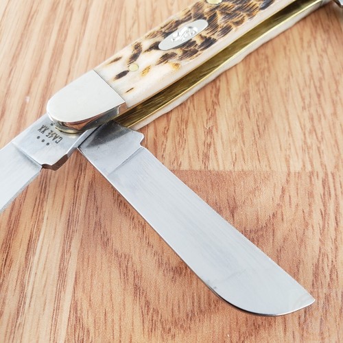 Case XX Large Stockman Pocket Knife Stainless Steel Blades Jigged Bone Handle - Picture 5 of 14