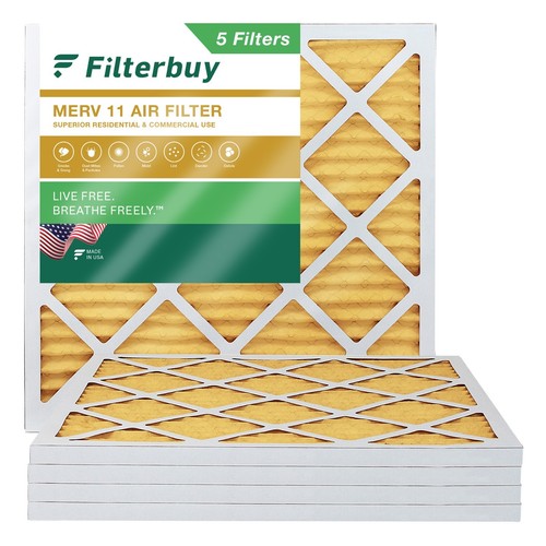 Filterbuy 12x12x1 Pleated Air Filters, Replacement for HVAC AC Furnace (MERV 11) - Picture 13 of 15