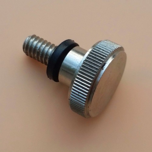 Chrome Round Seat Bolt For Harley Sportster Dyna Softail Touring Road Cruiser FL - Picture 1 of 4