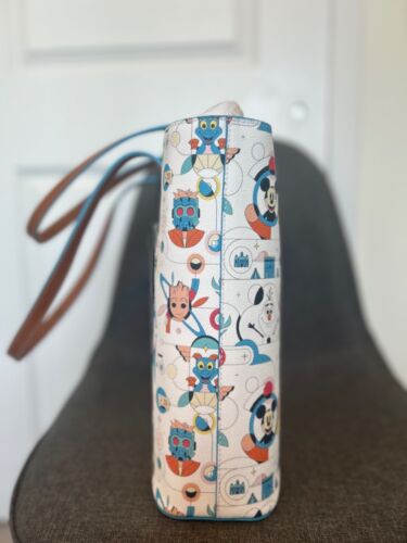 Disney Parks Dooney & Bourke Epcot Reimagined Olaf Figment Remy Tote Bag NWT!! - Picture 7 of 13