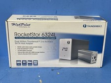 ROCKETSTOR 6324L DUAL 20GB/S THUNDERBOLT 2 TO 4X 6GB/S SATA 6324L HOST ADAPTER