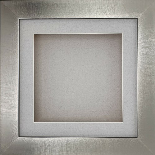 3D Brushed Silver Picture Photo Frame Object CD Medal Baby Cast Lego Pokemon - Picture 17 of 24