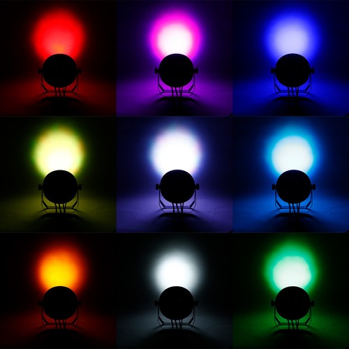 8PCS 216W RGBWA 5in1 LED Par Can DJ Light DMX Stage Party Par 64 Lights Uplights - Picture 3 of 11