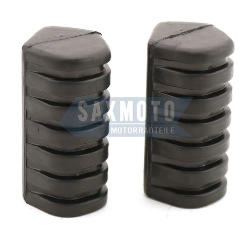 Gummi Fussrasten vorn YAMAHA PW50 PEEWEE 50 Front Footrest Rubbers 4X4-27413-00 - Picture 1 of 3