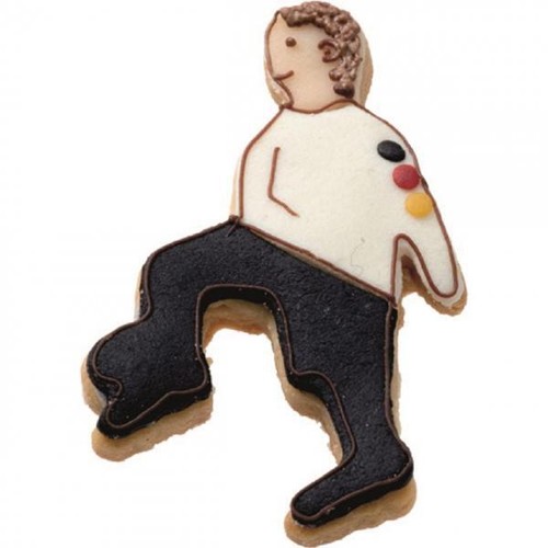 Molde de corte jugador de fútbol 7 cm galletas Birkmann hornear fútbol deporte - Imagen 2 de 2