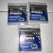 3 Packs Of Surebonder Holiday Light Staples With Insulators  15030C - For 5540
