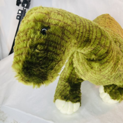 Fiesta Brontosaurus Dinosaurio Peluche 29" Cabeza a Cola Verde Juguete de Peluche Suave - Imagen 6 de 12