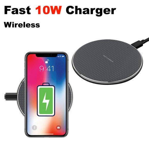 Wireless 10W Charger Fast Charging Pad Dock Mat Station For Mobile Phones - Picture 7 of 10