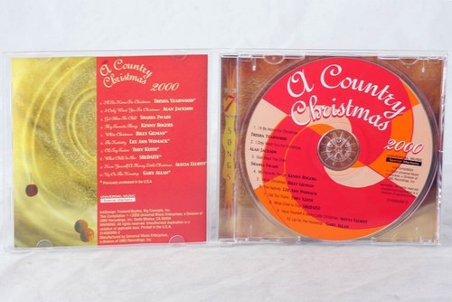 A Country Christmas 2000 CD w/ Shania Twain Alan Jackson Toby Keith Kenny Rogers - Picture 3 of 3